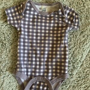 Checkered Baby Onesie